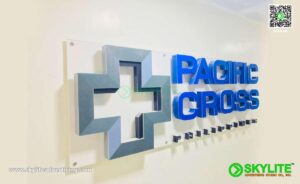 pacific cross custom lobby signage 1