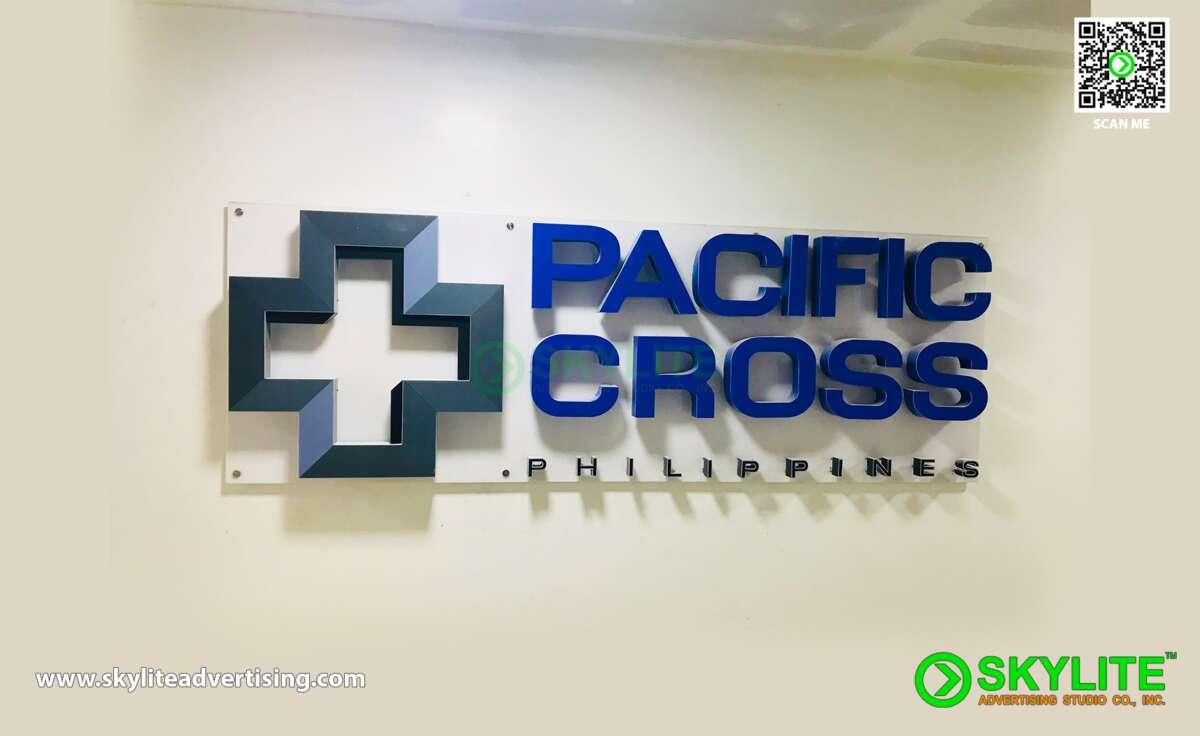 pacific cross custom lobby signage 2