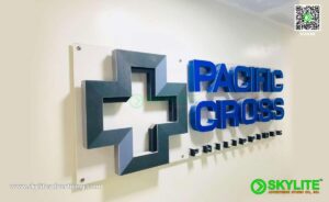 pacific cross custom lobby signage 3