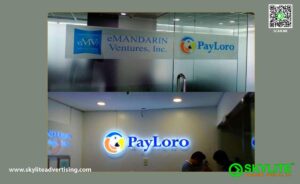payloro custom company lobby sign 4