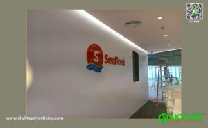 seabank custom company lobby sign 4