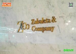 zabaleta and company brass sign 4