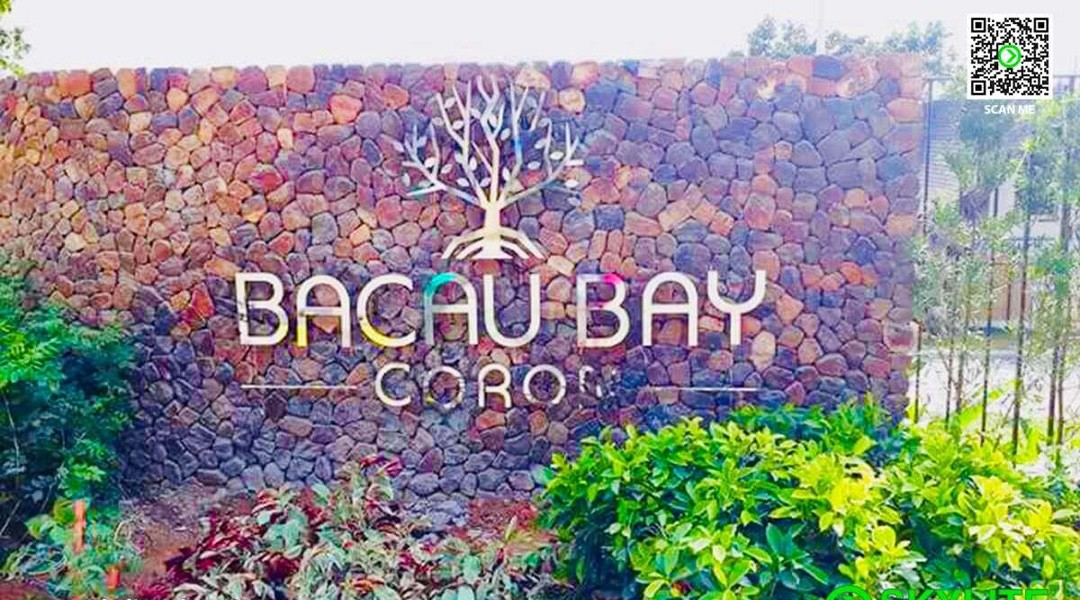 bacau bay stainless backlit sign