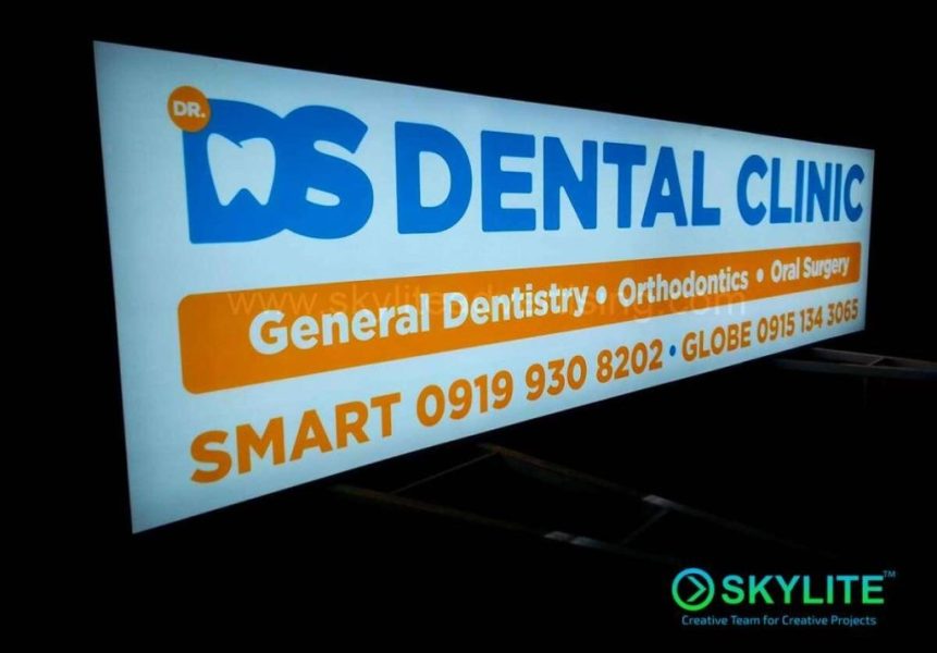 dr dentist panaflex xtand banner frosted sticker indoor logo signage 06 1024x714 1
