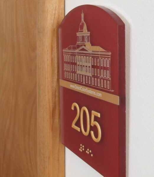 Room Number Sign- Frosted Acrylic