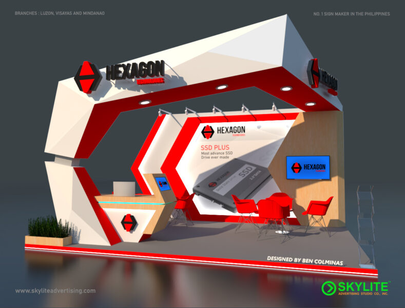 Hexagon Booth Design and Fabrication